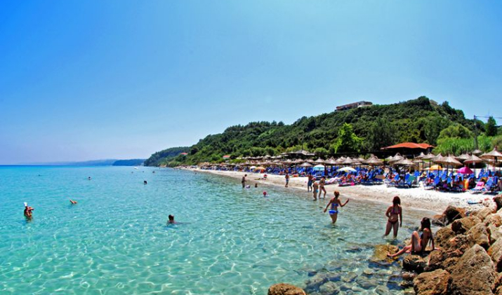  Afitos, Liosi plaža